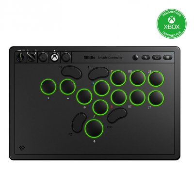 8BITDO Arcade Controller 2.4G/USB pour Xbox Series X/S, Xbox One et Windows - Edition Noire