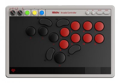 8BITDO Arcade Controller Bluetooth/2.4G/USB pour Nintendo Switch et Windows