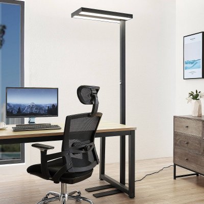ARCCHIO  Nelvana lampadaire &agrave; capteur LED, noir