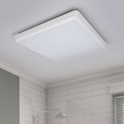 ARCCHIO  Plafonnier LED Augustin, angulaire, 40 x 40 cm