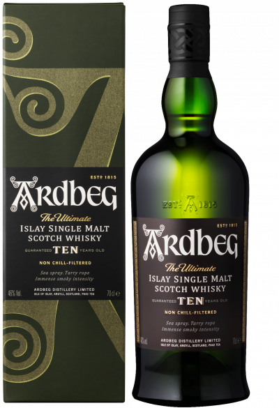 ARDBEG  10 Years 70cl Single Malt Whisky + Coffret cadeau