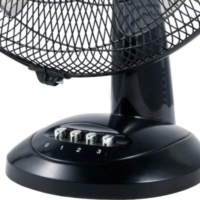 ARDES  Style AR5S41 Ventilateur 40 cm Noir avec des touches chrom&eacute;es