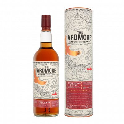 ARDMORE  12 Years Portwood 70cl Whisky + Coffret cadeau 