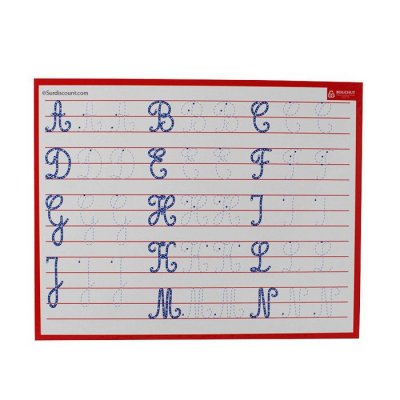 BOUCHUT ARDOISE MAJUSCULES CURSIVES MINI 21X26,5 cm 
