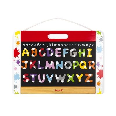 JANOD Ardoise murale magn&eacute;tique  Splash 26 lettres
