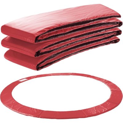 AREBOS  Coussin de protection des ressorts pour trampoline 457 cm rouge