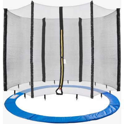 AREBOS  Coussin de Protection pour Trampoline  305 cm + Filet pour 6 tiges