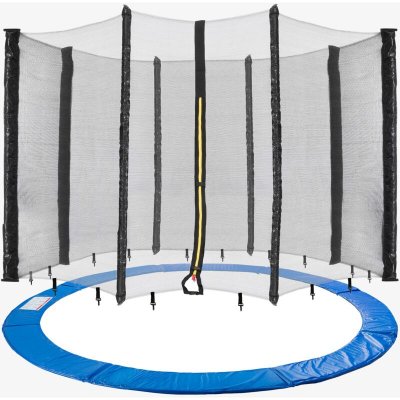 AREBOS  Coussin de Protection pour Trampoline 305 cm + Filet pour 8 tiges