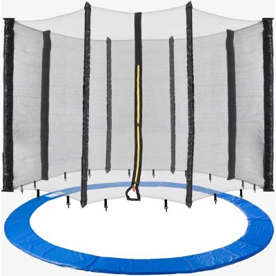AREBOS  Coussin de Protection pour Trampoline 366 cm + Filet pour 8 tiges