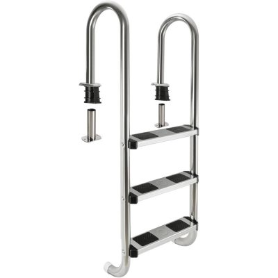 AREBOS  &Eacute;chelle de piscine 3 marches