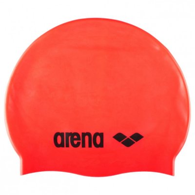 ARENA  - Classic Silicone - Bonnet de bain fluored /noir