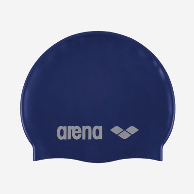 ARENA  Classic Silicone Bonnet de piscine Mixte Adulte, Bleu, NS