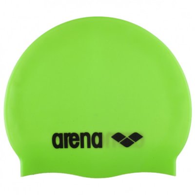 ARENA  Classic Silicone Bonnet de piscine Mixte Adulte, Vert, NS