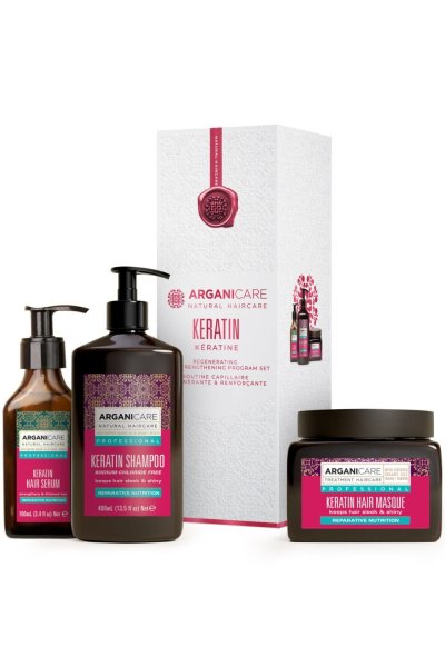 ARGANICARE  - Coffret Trio R&eacute;parateur Shampooing + Masque S&eacute;rum 1 unit&eacute;
