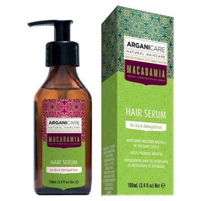 ARGANICARE  S&eacute;rum r&eacute;parateur Argan & Macadamia cheveux secs et ab&icirc;m&eacute;s -  100 ml T.U