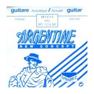 ARGENTINE  1216MF - Corde de Mi grave au d&eacute;tail &agrave; boule Guitare Manouche - tirant 46