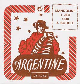SAVAREZ Argentine 1540 - Jeu De Cordes Mandoline &Agrave; Boucle