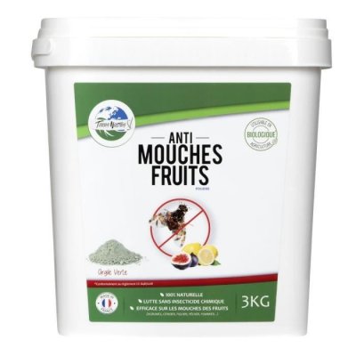 TERRA NOSTRA Argile verte Mouches des fruits - Seau 3 kg