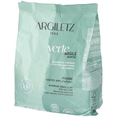 ARGILETZ  Argile Verte Surfine 1 Kg - Sachet 1000 g