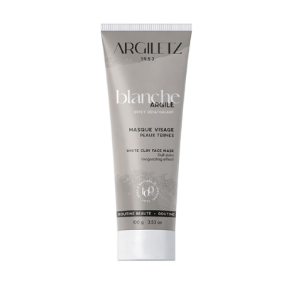 ARGILETZ  Masque Visage Argile Blanche 100g - Peaux ternes et sensibles