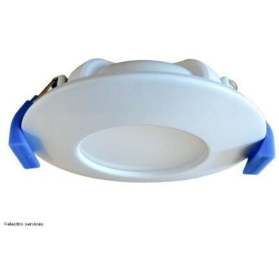 ARIC  - Spot encastr&eacute; fixe Aquaflat 6 w 4000K IP65 blanc - Blanc