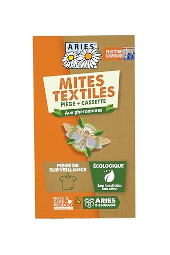 ARIES  Motten Box Pi&egrave;ge &agrave; Mites Adh&eacute;sif pour V&ecirc;tements 3uts