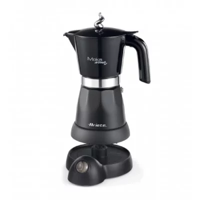 ARIETE  CAFETERA ELECTRICA NEGRA MOKA AROMA 6/4 TAZAS (1368/01 czarny)