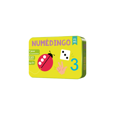 COCKTAIL GAMES + ARITMA Aritma Num&eacute;dingo PS-MS Jeu de soci&eacute;t&eacute; Jeu &eacute;ducatif A partir de 7 ans 1 &agrave; 8 joueurs 15 min