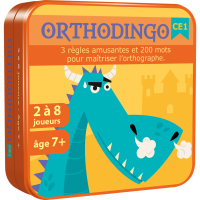 ARITMA  - OrthoDingo - Jeux de cartes, Orthographe, 7 ans