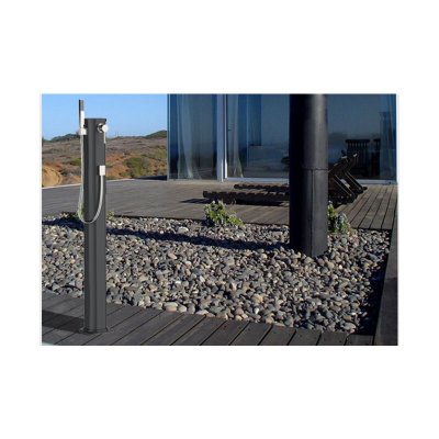 ARKEMA DESIGN  - douche solaire aluminium jolly go anthracite