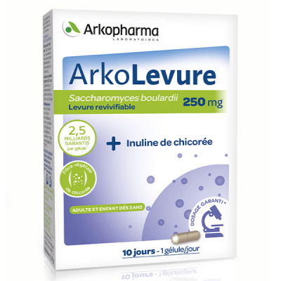 ARKOPHARMA Arkolevure 250mg + Inuline De Chicor&eacute;e10 G&eacute;lules