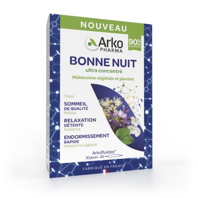 ARKOPHARMA  Arkofluide Bonne Nuit Ultra Concentr&eacute; 20 ampoules