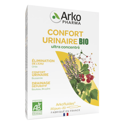 ARKOPHARMA  Arkofluides confort urinaire bo&icirc;te 20 ampoules