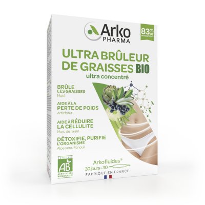 ARKOPHARMA  Arkofluides - Ultra bruleur de graisses bio 30 ampoules