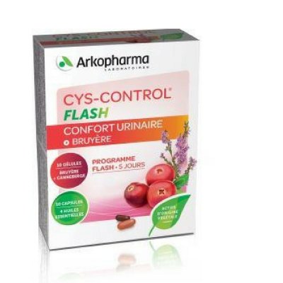 ARKOPHARMA  Cys-Control Flash 10 G&eacute;lules + 10 Capsules