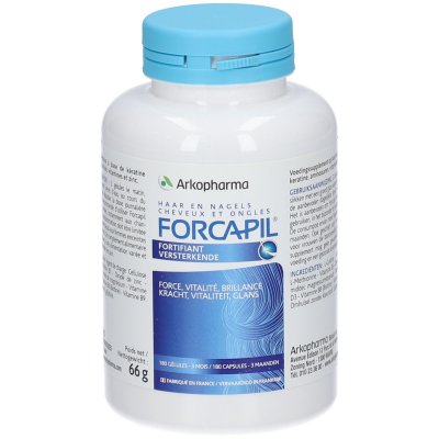 ARKOPHARMA  Forcapil Cheveux et Ongles Zinc Vitamine B 180 g&eacute;lules