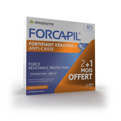 ARKOPHARMA  Forcapil Fortifiant K&eacute;ratine+ 3mois