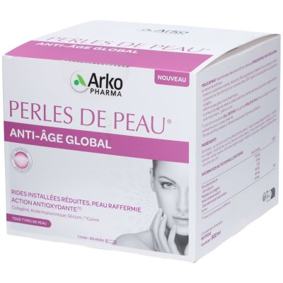 ARKOPHARMA  Perles de peau Anti &acirc;ge global 60 sticks