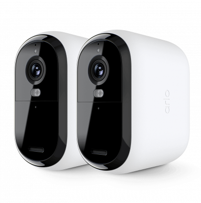 ARLO  Essential 2K XL Cam&eacute;ra de s&eacute;curit&eacute; ext&eacute;rieure, pack de 2 - Neuf