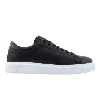 ARMANI EXCHANGE  Venice avec Logo en Relief, Basket Homme, Noir, 43 EU