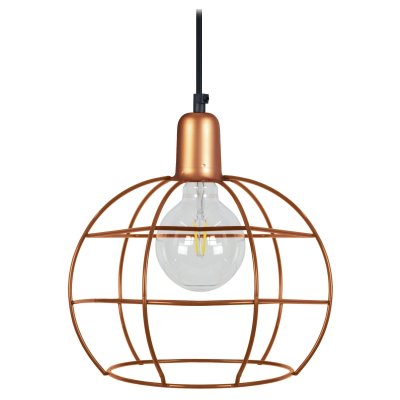 TOSEL Armilare suspension acier 25x25x90 cm cuivre