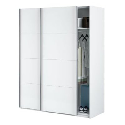 ARMOIRE 2 PORTES COULISSANTES ALBA 60 cm