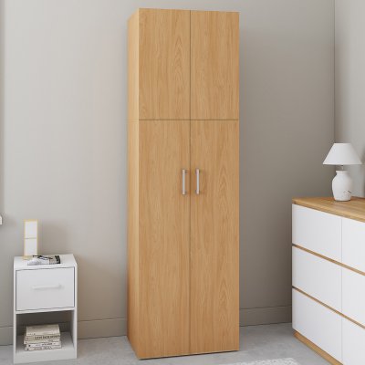 Armoire 2 Portes Juliana Bois Penderie 50 Cm Avec &Eacute;tag&egrave;re