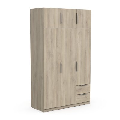 Armoire 6 portes - ghost - ch&ecirc;ne - 119,4 x 51,1 x 203 cm - demeyere