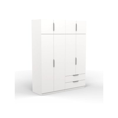 Armoire 8 portes - ghost - blanc - 157,3 x 51,1 x 203 cm - demeyere