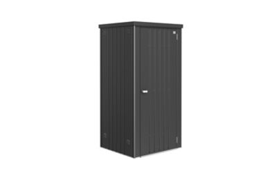 BIOHORT Armoire de jardin m&eacute;tal T90 gris fonc&eacute;, l.93 x H.182.5 x P.83 cm
