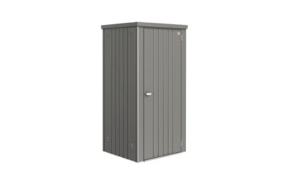 BIOHORT Armoire de jardin m&eacute;tal T90 gris quartz, l.93 x H.182.5 x P.83 cm