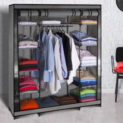 Armoire de rangement Paris dressing penderie XXL tissu