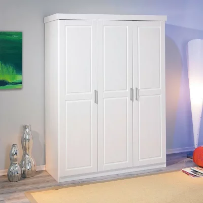Armoire en pin blanche 3 portes Alice 