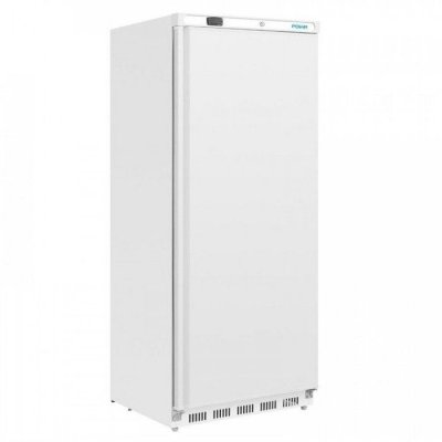 POLAR Armoire N&eacute;gative 600 litres Blanche avec Roulettes Arri&egrave;res -  